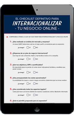 El checklist definitivo para internacionalizar tu negocio online